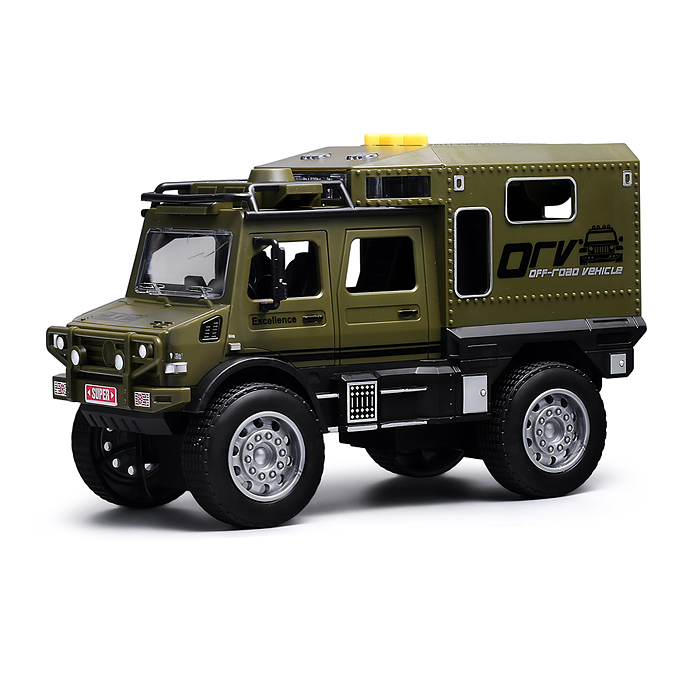 Машина YM-9901F "Военная машина" на батарейках, в коробке