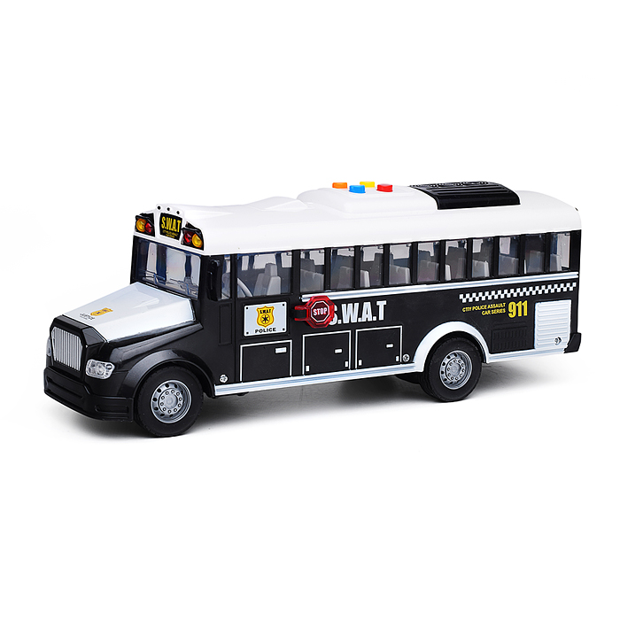 Автобус JS125A "S.W.A.T" 1:16 (свет, звук) в коробке