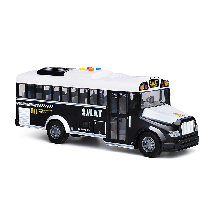 Автобус JS125A "S.W.A.T" 1:16 (свет, звук) в коробке