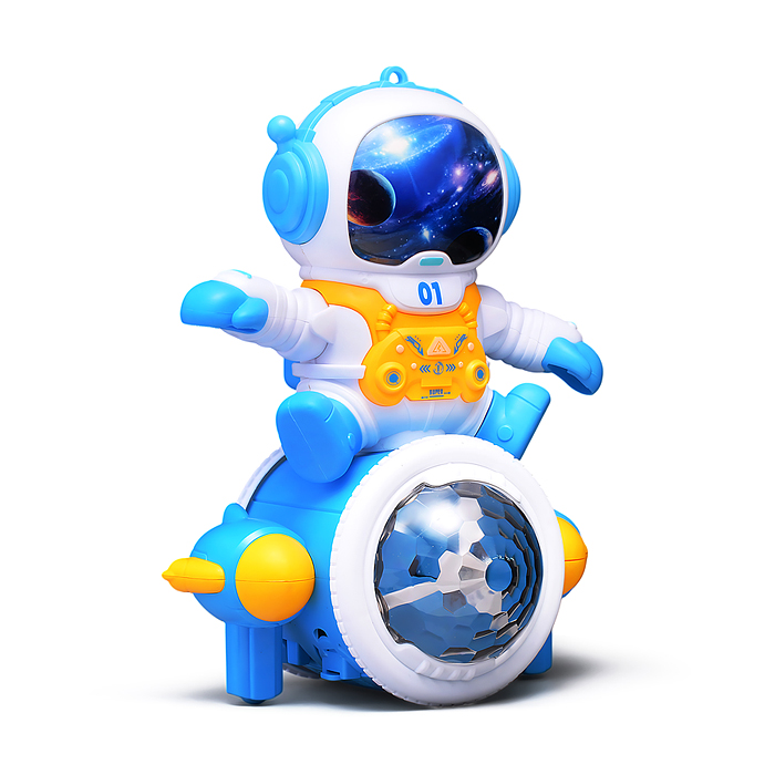 Игрушка интерактивная QB-67Y "Космонавт" в коробке