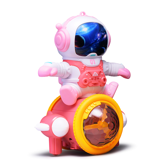 Игрушка интерактивная QB-67Y "Космонавт" в коробке