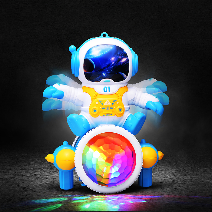 Игрушка интерактивная QB-67Y "Космонавт" в коробке
