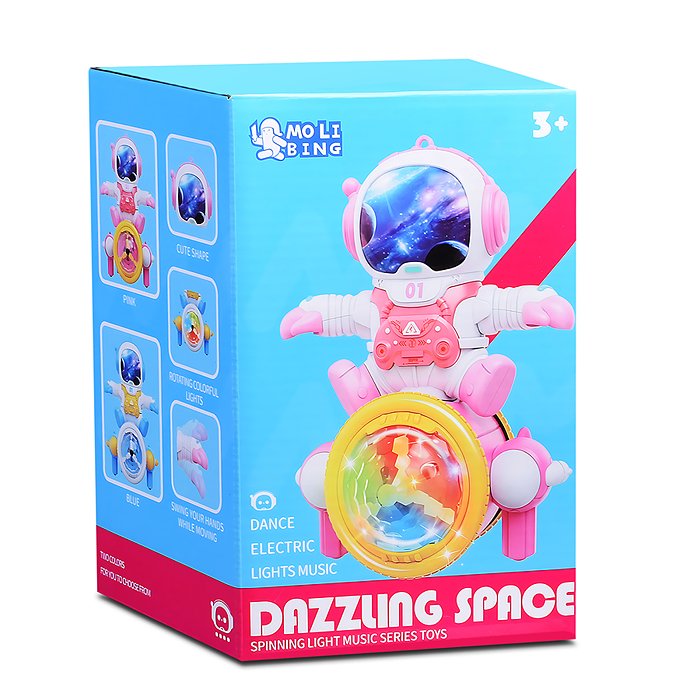 Игрушка интерактивная QB-67Y "Космонавт" в коробке