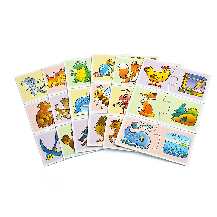 Развивающая игра "Чей домик?"