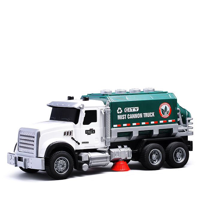 Машина YM-9922F "Мусоровоз" (свет, звук, спрей) в коробке