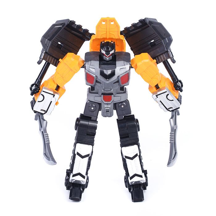 Робот LJ1682C трансформирующийся в Карьерный погрузчик, в коробке