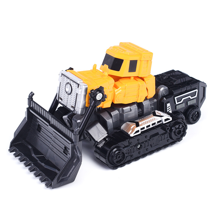 Робот LJ1682C трансформирующийся в Карьерный погрузчик, в коробке