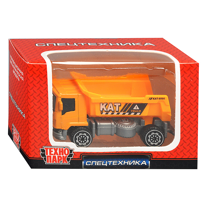 Машина металл Спецтехника 7,5 см, в ассорт, дисп., в коробке