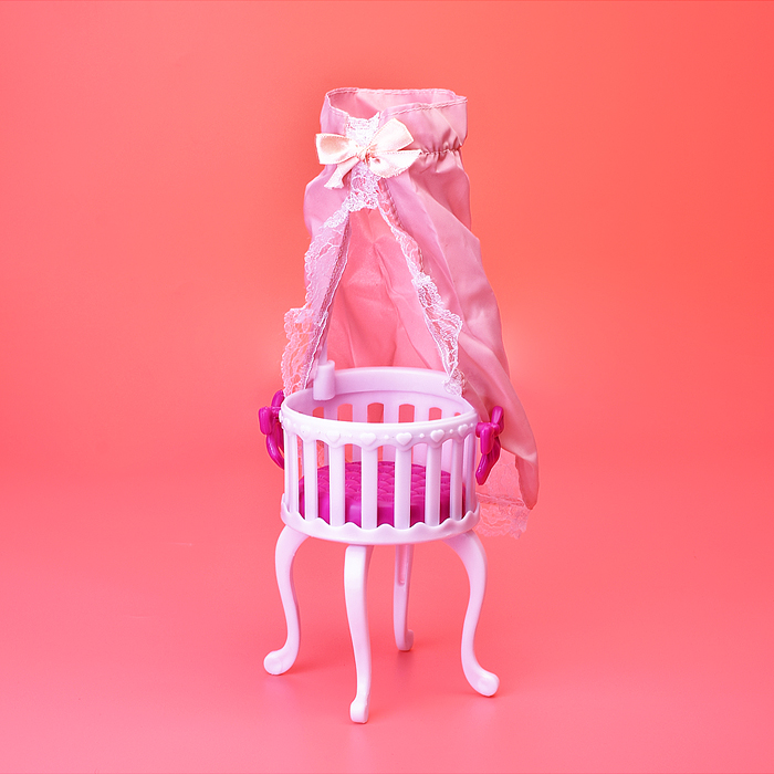 Набор мебели для кукол 9929 "Детская комната" в коробке 