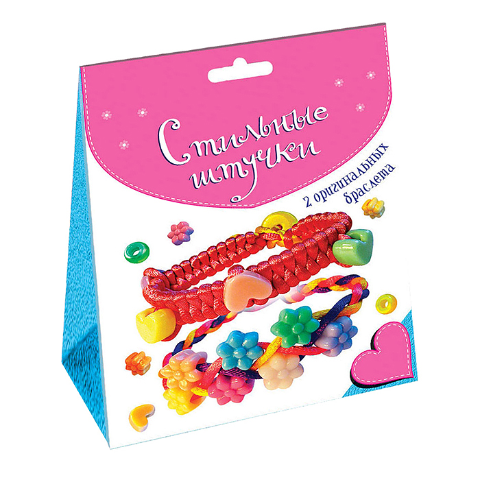 Браслеты из шёлковых шнурков (2 в 1) 