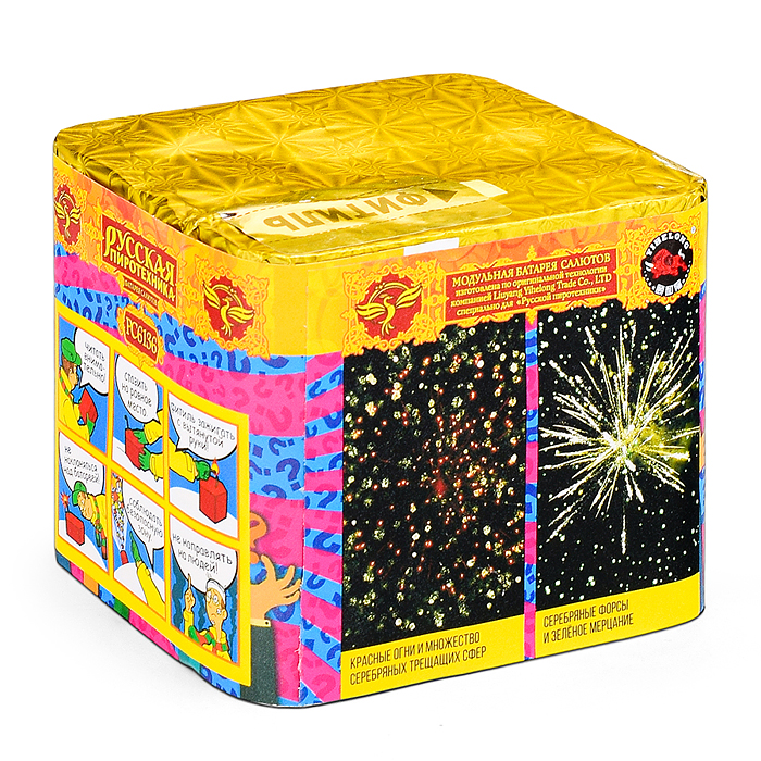 Фото к товару Батарея салютов "Пиро Квест" (0,7" х 8) Батарея салютов "Пиро Квест" (0,7" х 8)