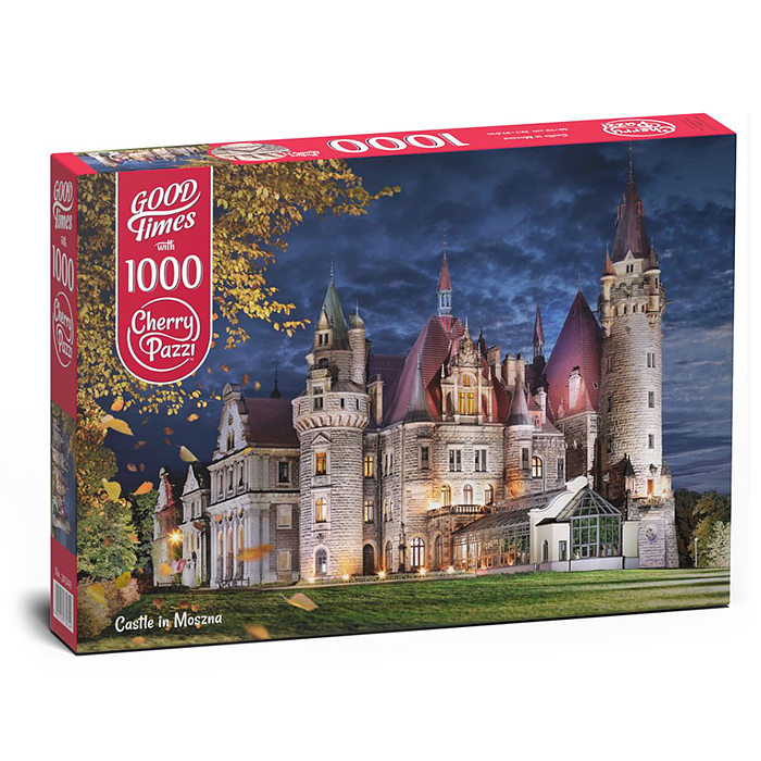 Пазл 1000 "Замок в Мошне, Польша"