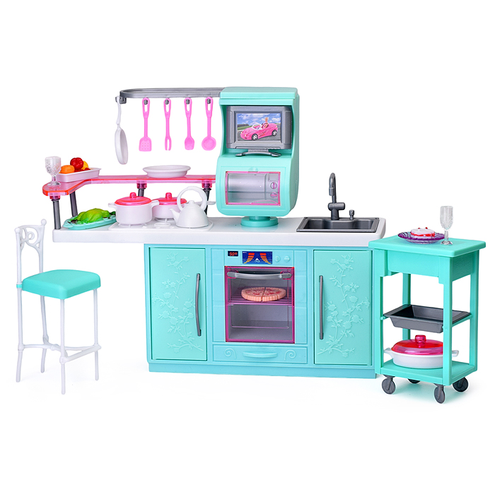 Набор мебели для кукол 2816 "Кухня" в коробке