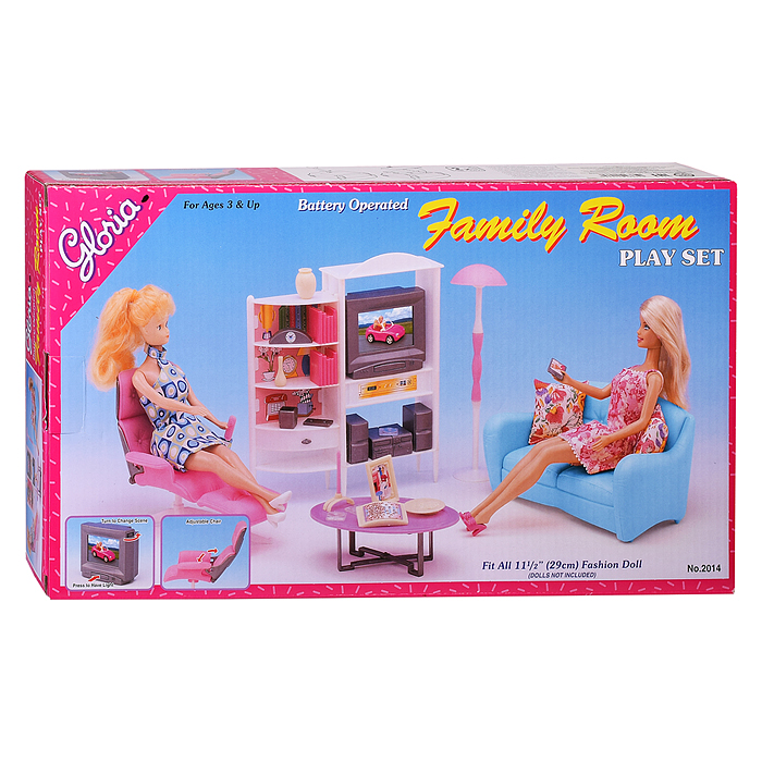Набор мебели для кукол 2014 "Комната Джемили" в коробке
