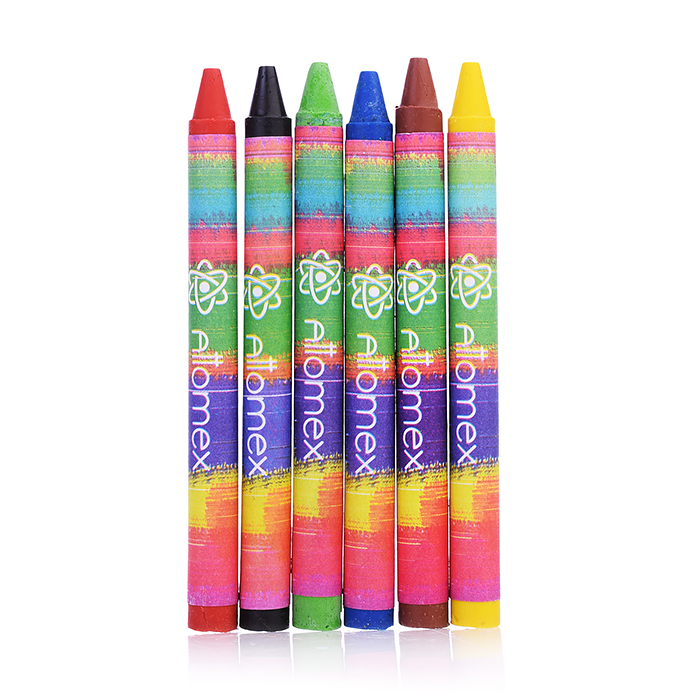 Фото к товару Мелки школьные "Attomex" восковые 6 шт в картонной коробке с подвесом Мелки школьные "Attomex" восковые 6 шт в картонной коробке с подвесом