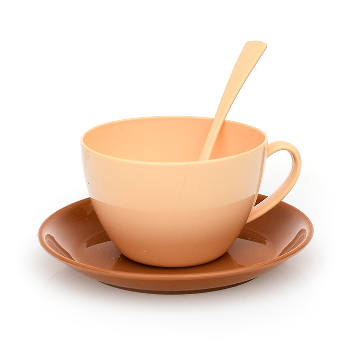 Бытовая техника A1008-3 "Кофемашина" с аксессуарами, бежевый , (свет, звук) в коробке