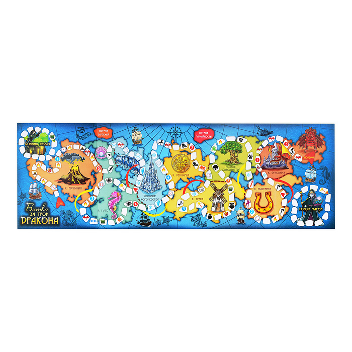 Настольная игра в коробке "Битва за трон дракона"