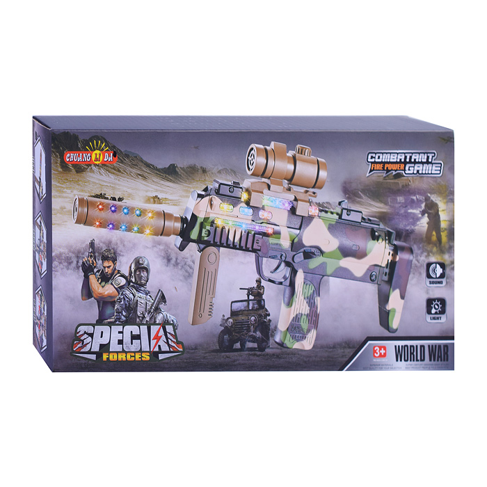 Автомат 810M "На задании" на батарейках, в коробке