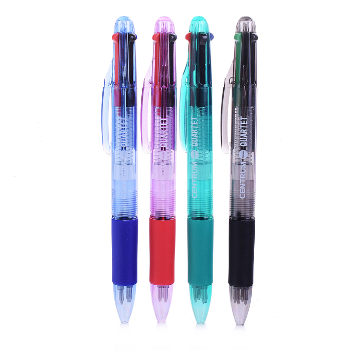 Ручка шариковая автомат 4-х цветн. Quartet