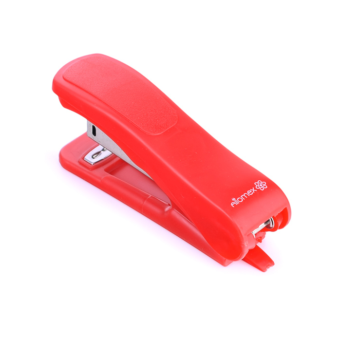 Степлер "Attomex" № 10 усиленный (мощность 18 листов, глубина скрепления 45 мм) пластиковый, в карто