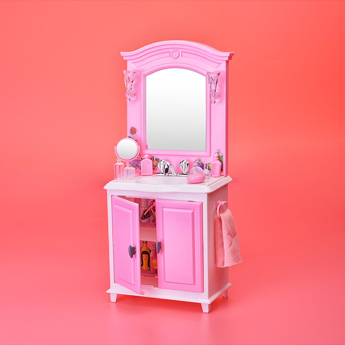 Набор мебели для кукол 24020 "Туалетная комната" в коробке