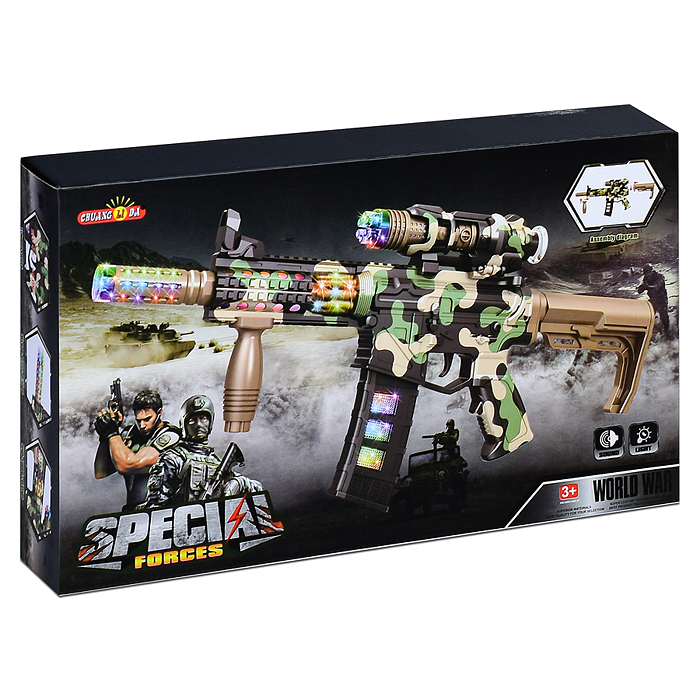 Автомат 826M "Спецзадание" на батарейках, в коробке