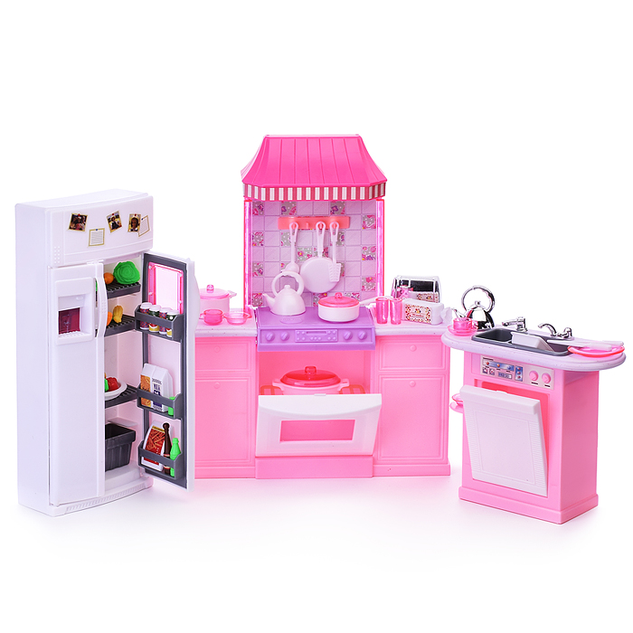 Набор мебели для кукол 9986 "Кухня" в коробке