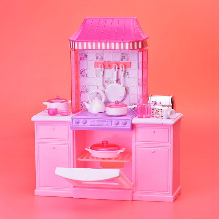 Набор мебели для кукол 9986 "Кухня" в коробке