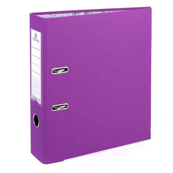 Папка с арочным механизмом "Attomex" A4 75 мм PVC  сборная, металлическая окантовка, запечатка фо