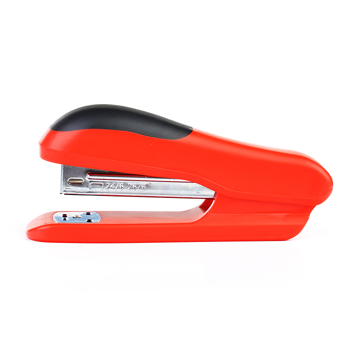 Степлер 24/6&26/6 (мощность 20 листов, глубина скрепления 50 мм) пластиковый, 2 вида скреп
