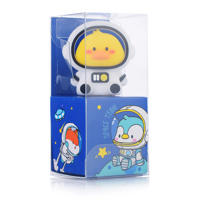 Точилка для карандашей "Space Team" 32x37x28 мм, 1 отверстие, пластиковая с покрытием Soft 