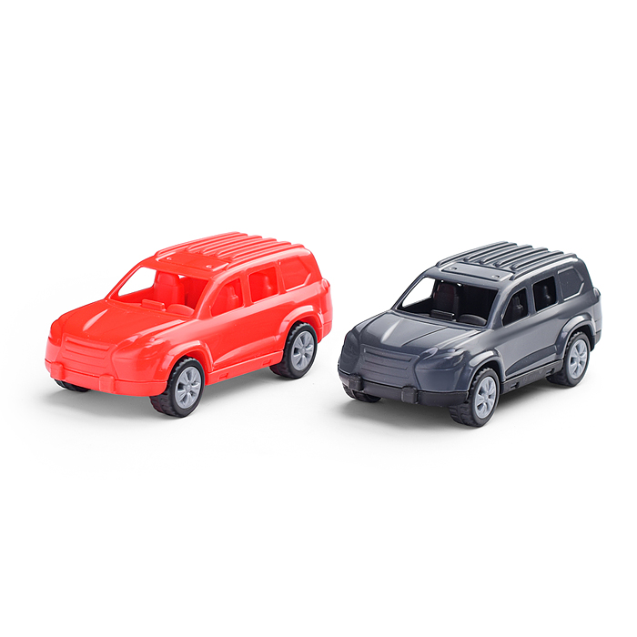 Автомобиль-тягач "Профи" с полуприцепом-автовозом инерционный (со светом и звуком) + 4 автомобиля (