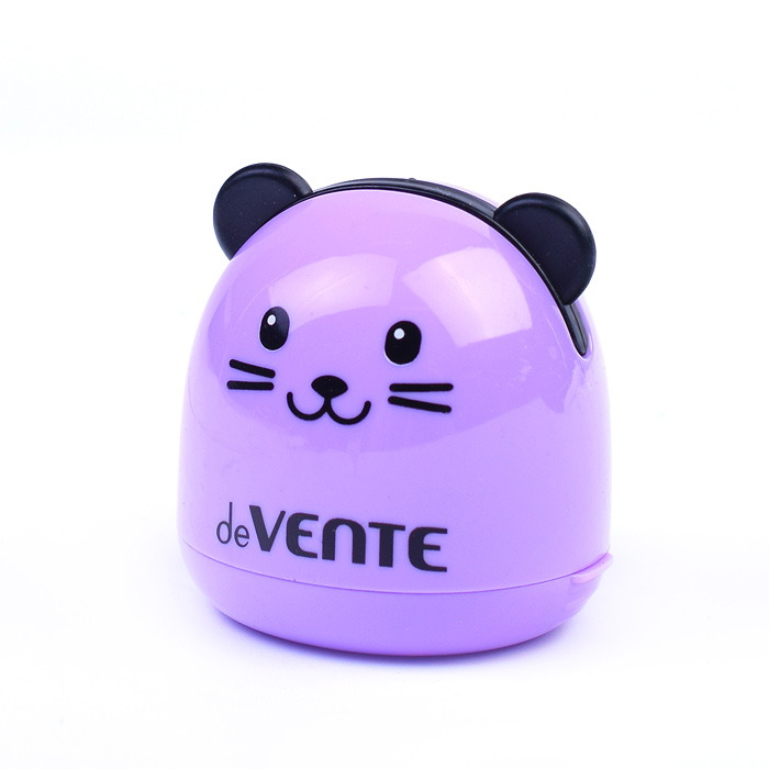 Точилка для карандашей "Cuties" 1 отверстие, с контейнером, пластмассовая в форме оленя, па