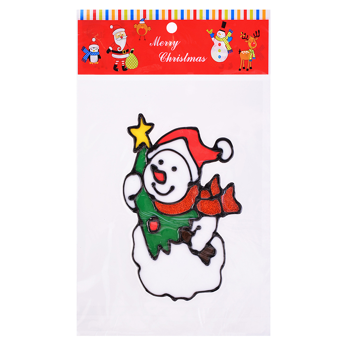 Наклейки для декора S2545 "Снеговичок"