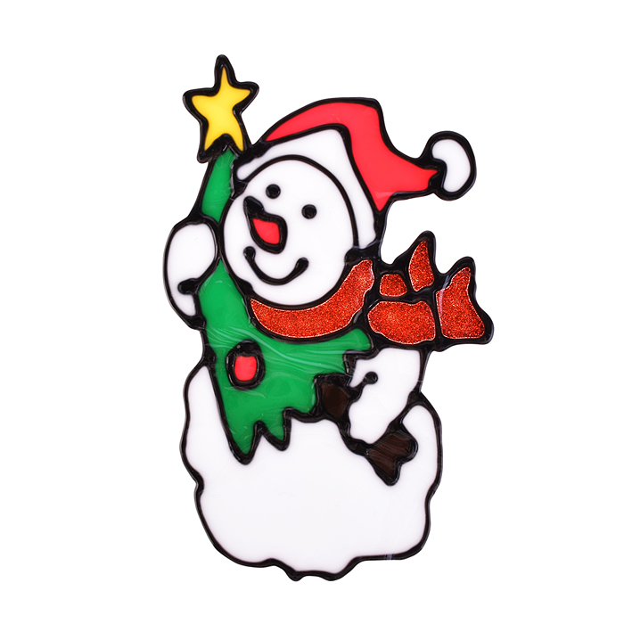 Наклейки для декора S2545 "Снеговичок"