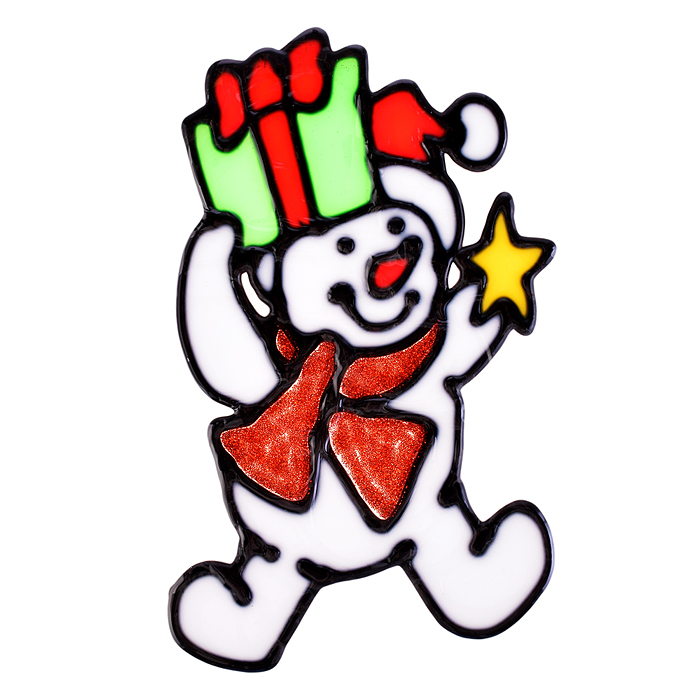 Наклейки для декора S2545 "Снеговичок"