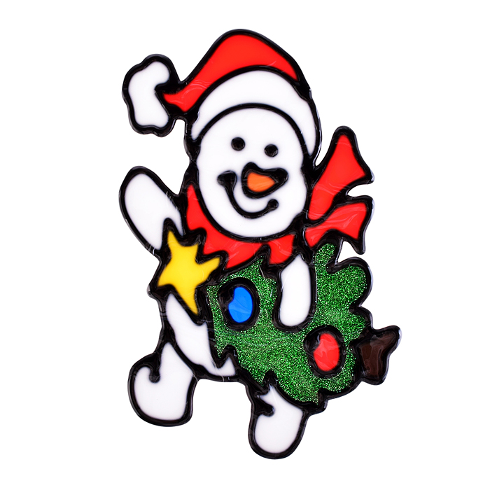 Наклейки для декора S2545 "Снеговичок"