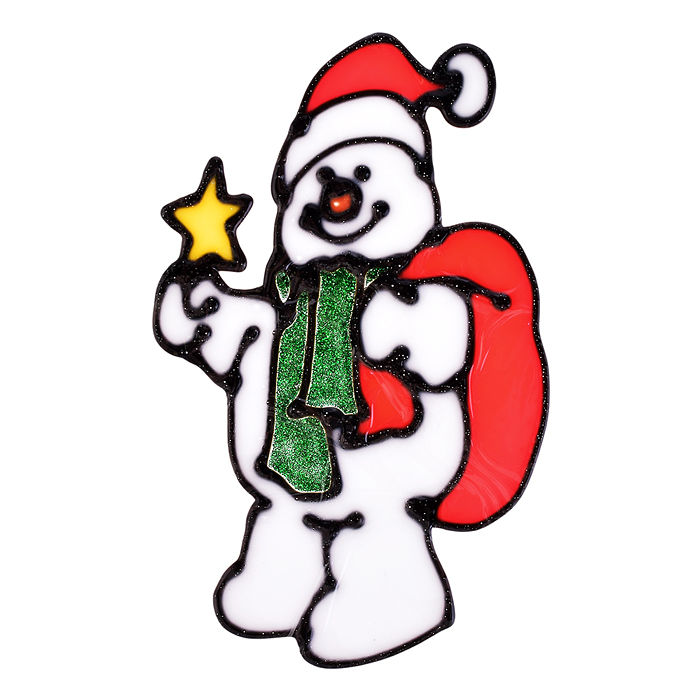 Наклейки для декора S2545 "Снеговичок"