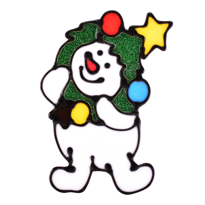 Наклейки для декора S2545 "Снеговичок"