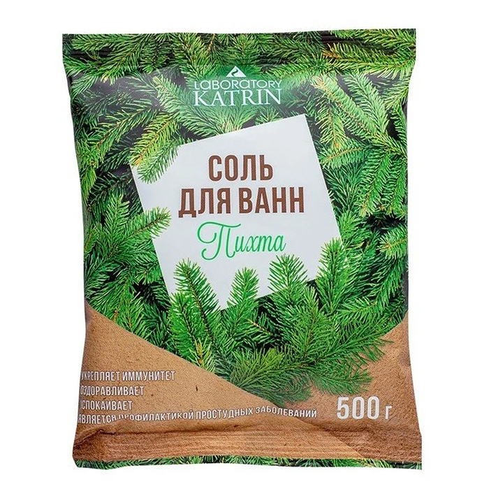 Соль для ванн 500г Пихта (пакет)