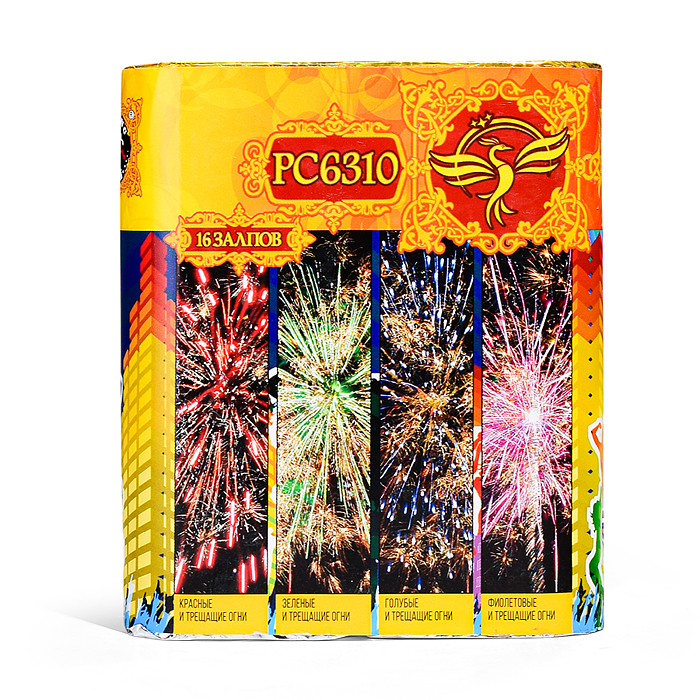 Батарея салютов "Ритм жизни" (0,8" х 16 залп.) * в кор. 24 шт. 