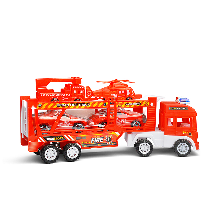 Автовоз 565-169B "Пожарный" с техникой, под колпаком