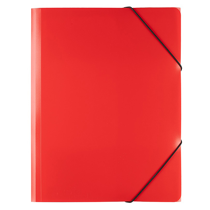 Папка на резинке A4 450 мкм. 35 мм песок, красный Classic Lite   