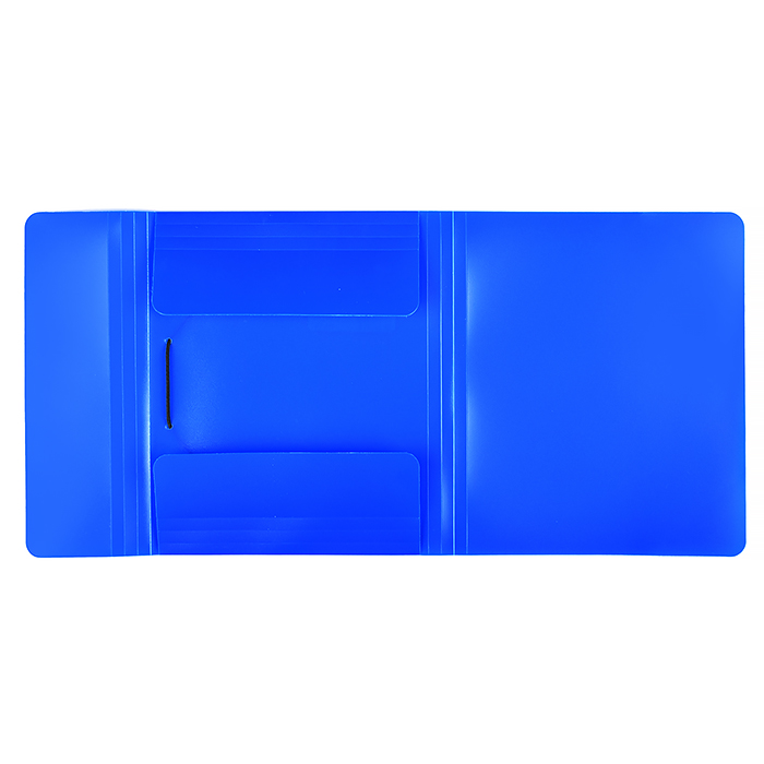 Папка на резинке A5 450 мкм. 25 мм песок, синий Classic Lite   