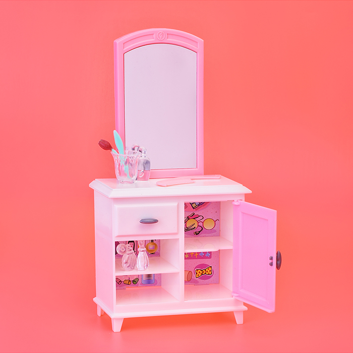 Фото к товару Набор мебели для кукол 24014 "Спальная комната" в коробке Набор мебели для кукол 24014 "Спальная комната" в коробке