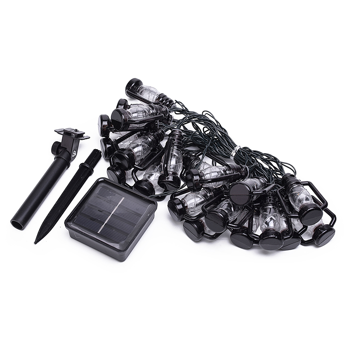 Электрогирлянда 3м, 20 ламп Фонарики, цветная