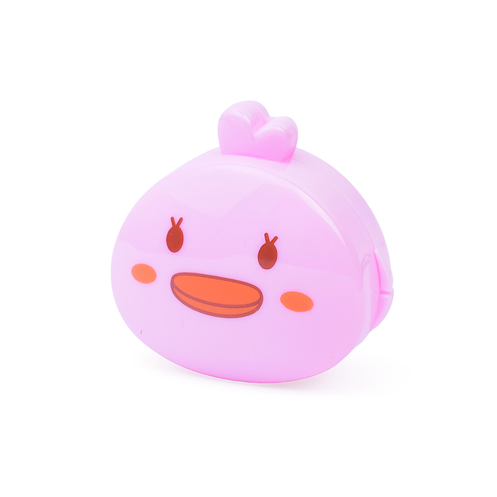 Точилка для карандашей "Lucky duck" 1 отверстие, с контейнером, пластмассовая в форме утенк