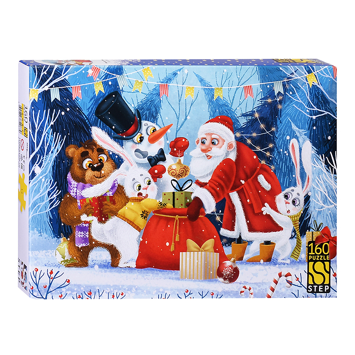 Пазлы 160 "Мешок подарков"