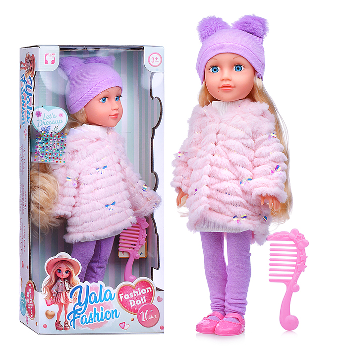 Кукла YL2540D-H "Ирина" с аксессуарами, в коробке Кукла YL2540D-H "Ирина" с аксессуарами, в коробке