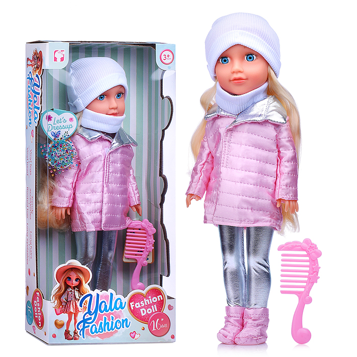 Кукла YL2540D-H "Ирина" с аксессуарами, в коробке